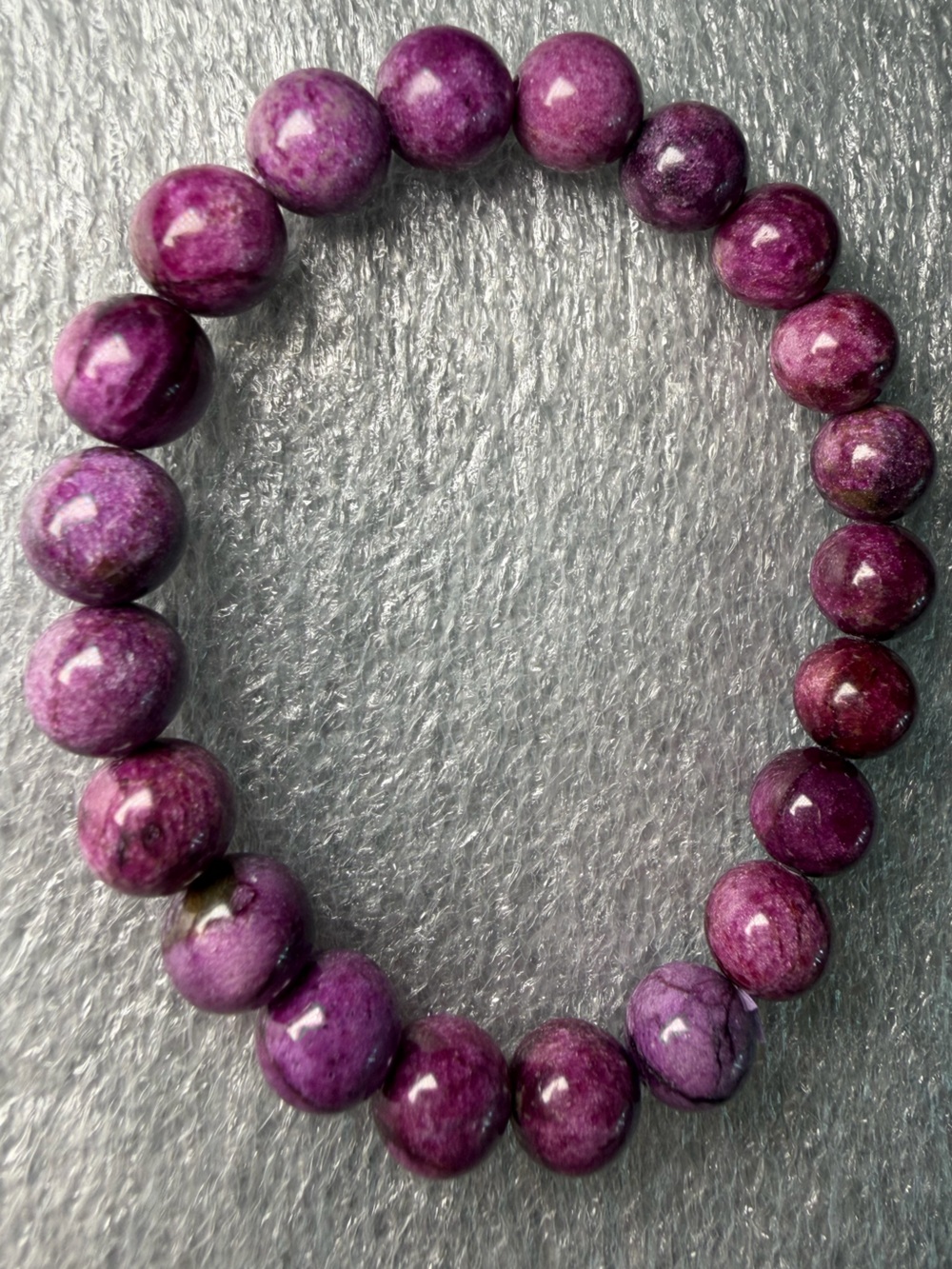 Beautiful 9MM Atlantisite Natural Crystal Bracelet
